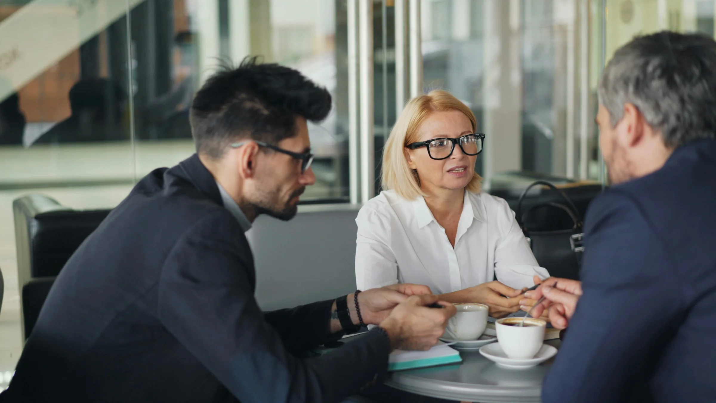 New employee onboarding meeting